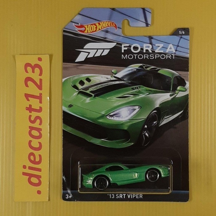 Forza '13 Srt Viper Green Hot Wheels Hotwheels Hw Forza Motorsport