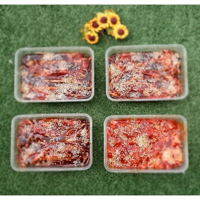 

Daging Beef Slice Marinasi Bbq / Blackpepper / Bulgogi / Teriyaki / Yakiniku 500Gr -Gratisongkir