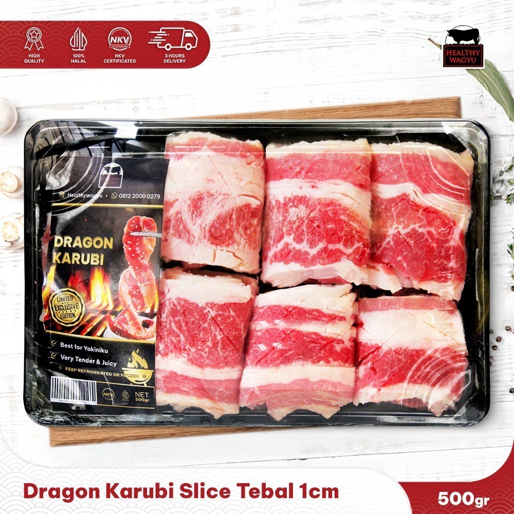 

Dragon Karubi Slice Shortplate 1 Cm 500 Gram -Gratisongkir