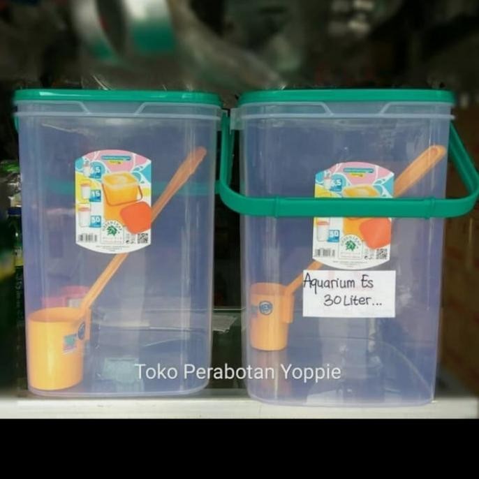 Aquarium Es Kelapa / Aquarium Es Buah / Tempat Es Buah / Tempat Es Teh