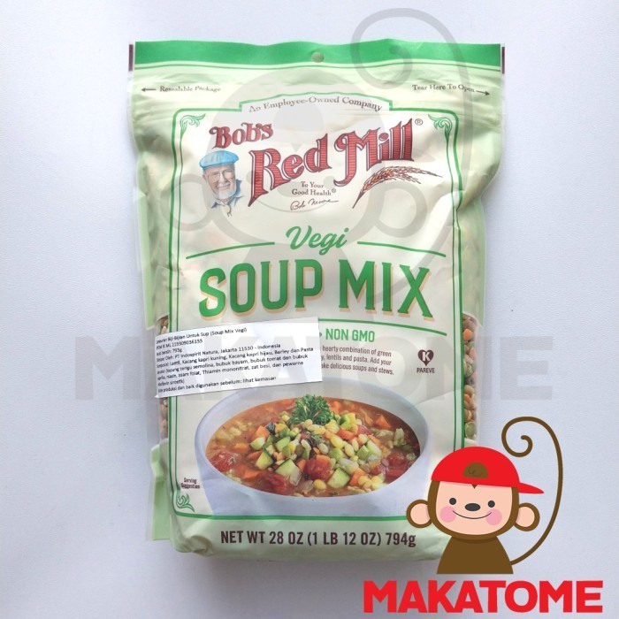 

Bob Red Mill Soup Mix-Vegi 28 Oz Bobs Bob'S Vegi 794 Gr 794G 28Oz