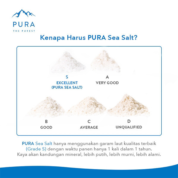

PURA THE PUREST SEA SALT / 300 GR