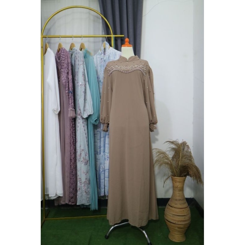 GAMIS SIFON CERUTY POLOS 06429 LD 105 I Gamis Super Simpel I Fashion Muslimah