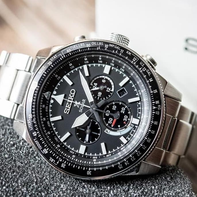 Jam Tangan Seiko Original Flightmaster SSC607P1 ORIGINAL 100%