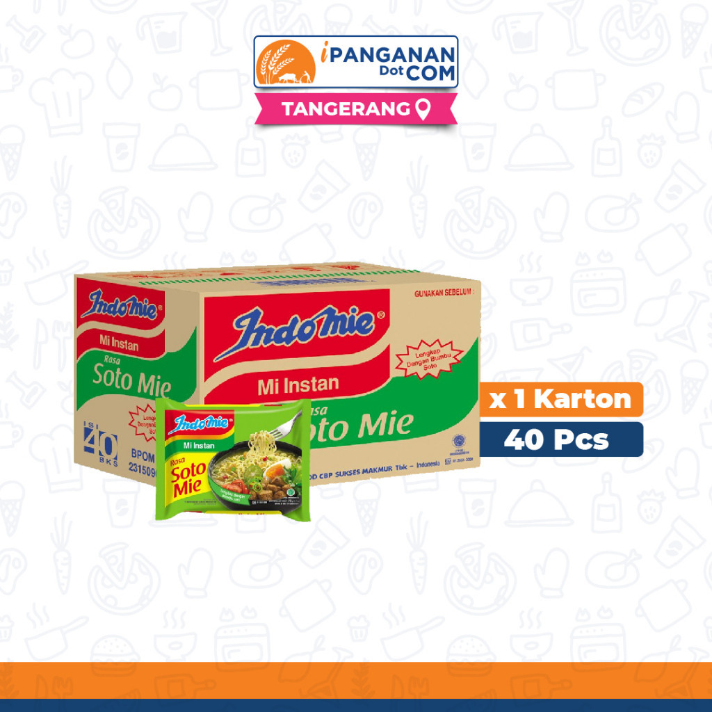 

Mie Instan Indomie Soto 70 Gr 1 Karton ISI 40'PCS