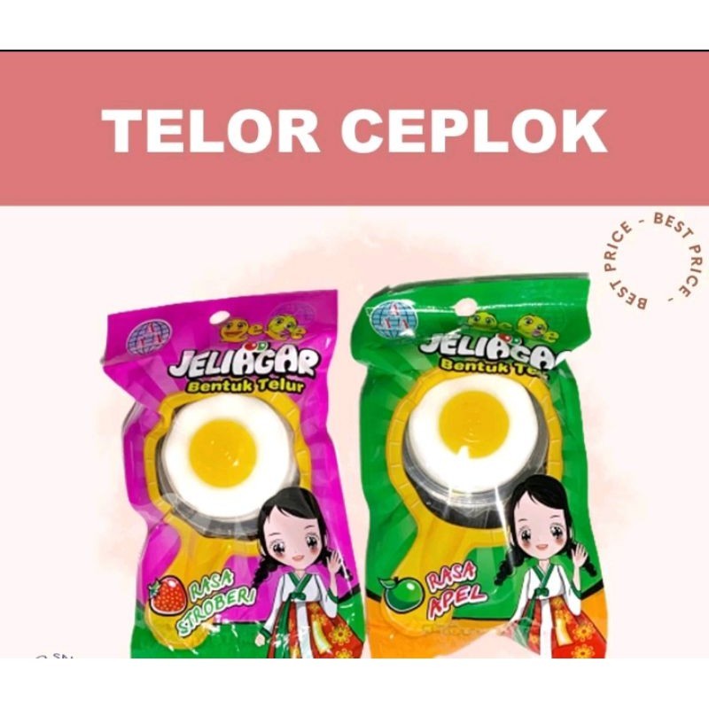 

AAA JELLY TELUR Ceplok Shacet 1 Pak Isi 10 Pcs