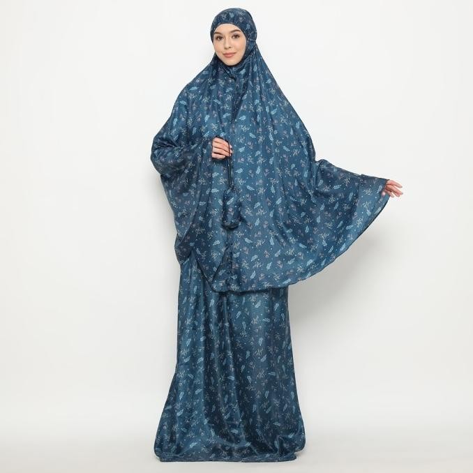 Ready Tatuis Mukena Tiara 514 Navy Travelling Dewasa Reguler Young Series Berkualitas