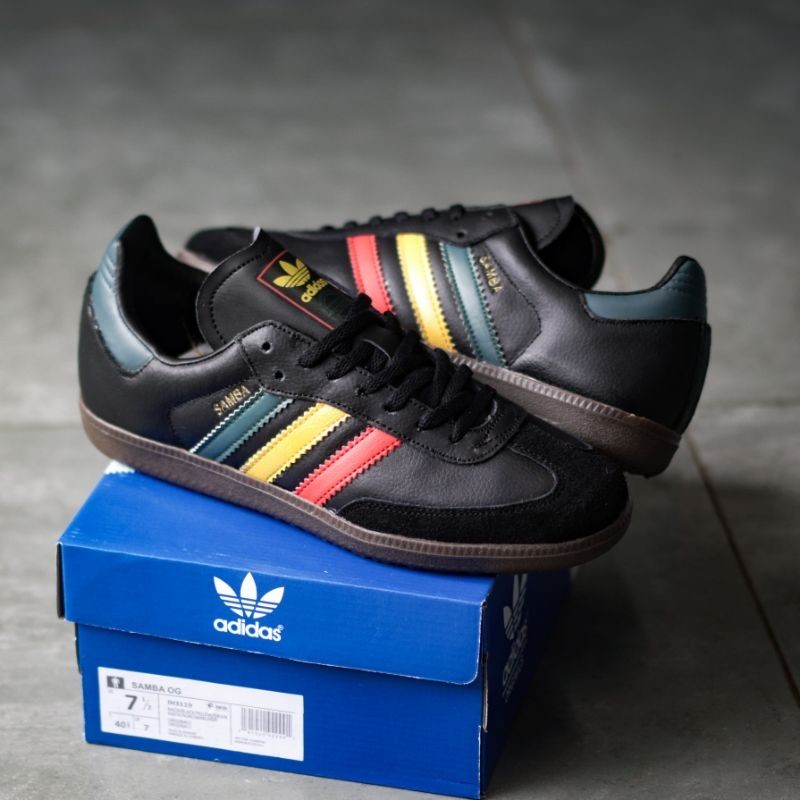 Sneakerslight | Sneakers Adidas Samba OG Black Rasta Original BNIB Made In Germany