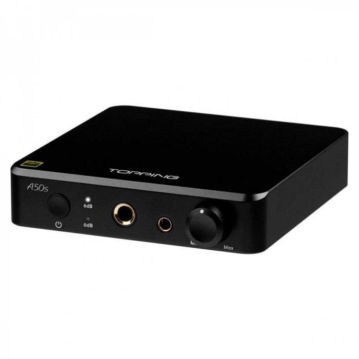 Topping A50S Amplifier Headphone Desktop Hitam, Perak - NFCA Modules