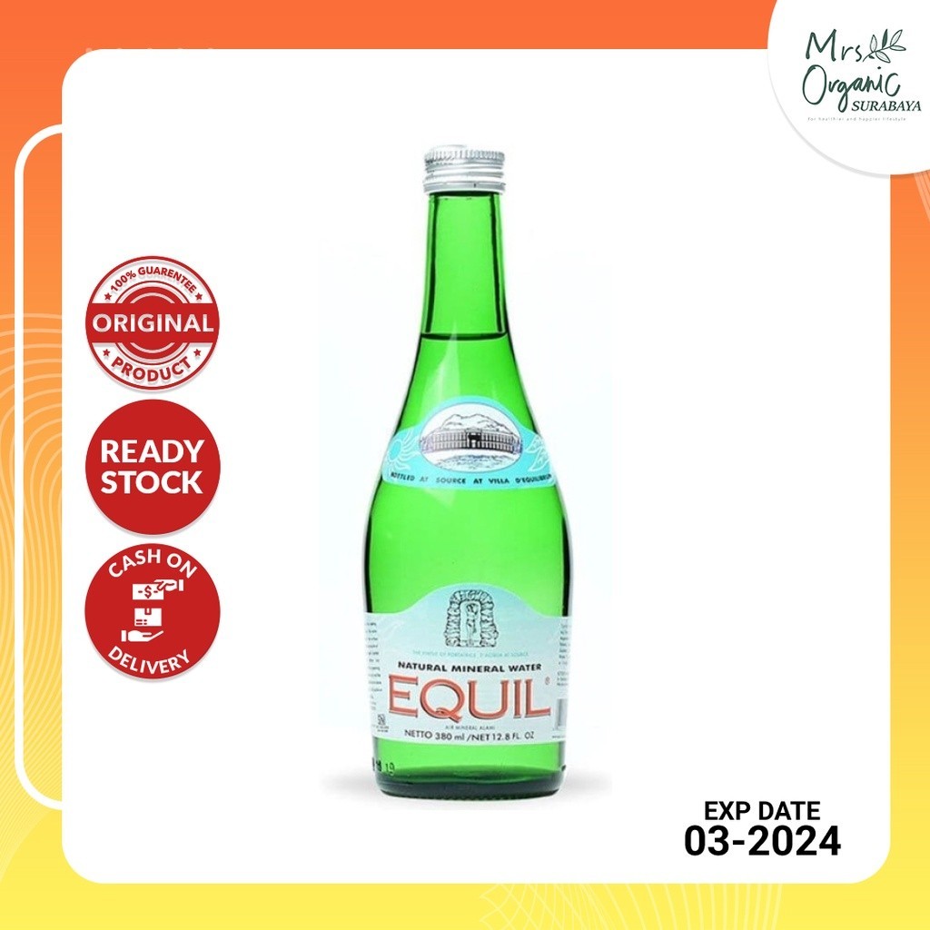 Air Mineral Kemasan Natural Mineral Water EQUIL 380 ml