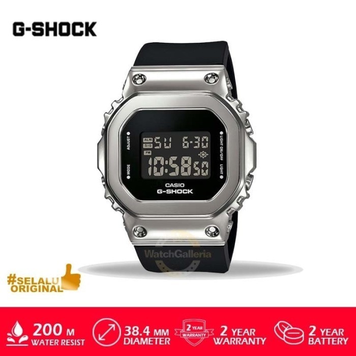 Casio G-Shock Gm-S5600-1/Gm-S5600-1/Gm-S5600 Original Murah