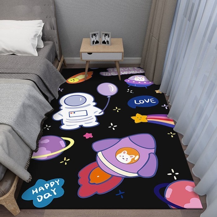 KARPET LANTAI BULU PERMADANI ALAS TIDUR KAMAR SERBAGUNA KARPET LANTAI