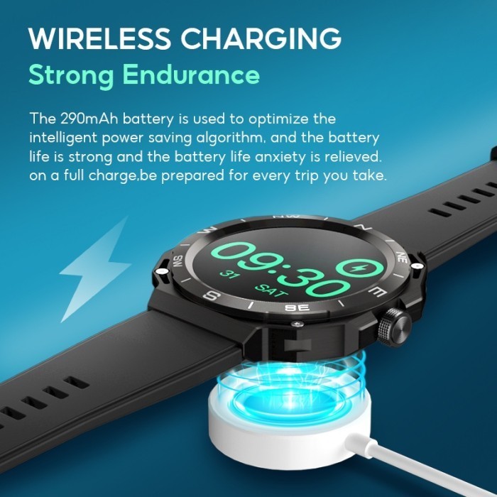 Aolon Cyber Smartwatch Original Double Bezel / Double Wrist Strap