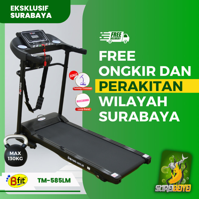 Free Ongkir + Rakit Surabaya - Treadmill Listrik Redpanda 585L/Lm Termurah Terlaris Promo