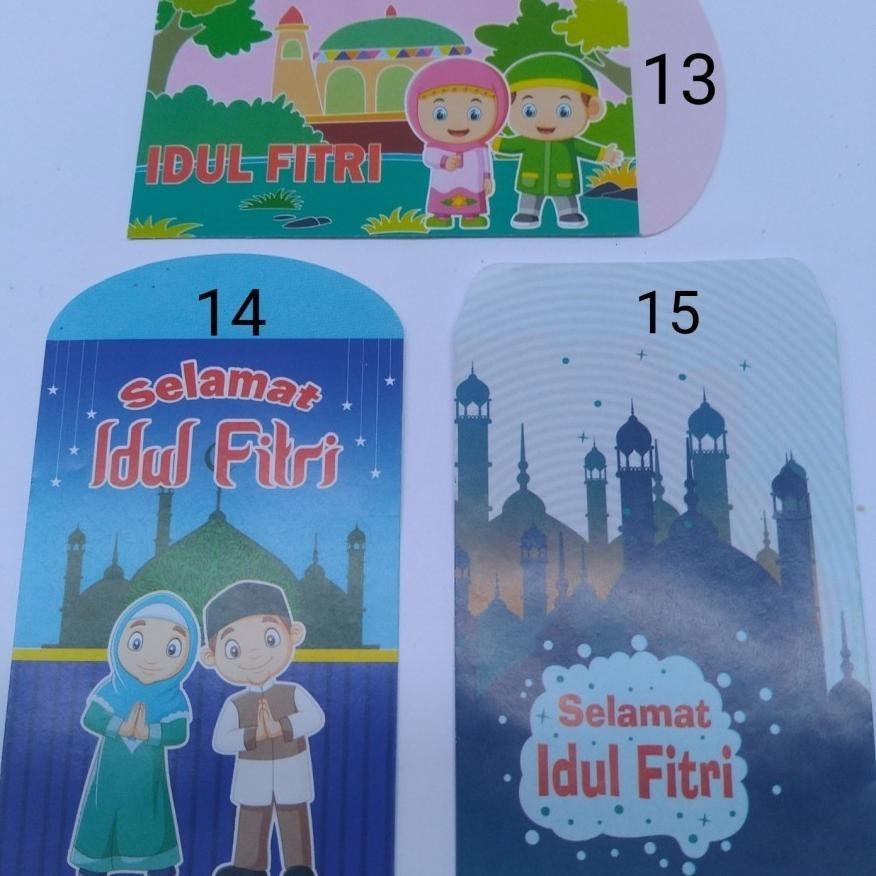 

Baru Amplop Lebaran Isi 50 Lembar Angpao Idul Fitri Thr Lucu Unik Motif Karakter Terbaik