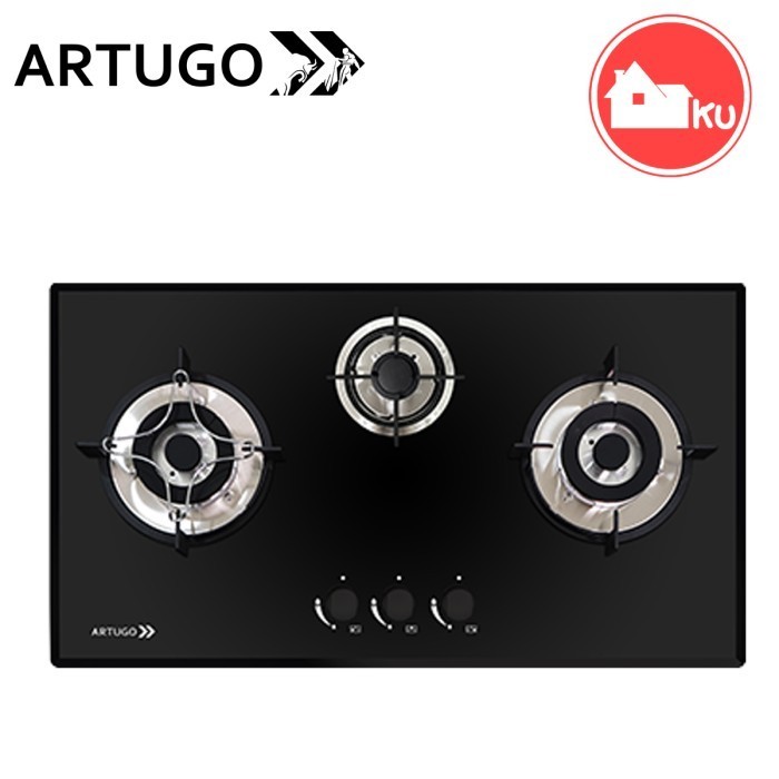 Artugo Built In Hob Ah 3921 Nb Kompor Tanam 3 Tungku