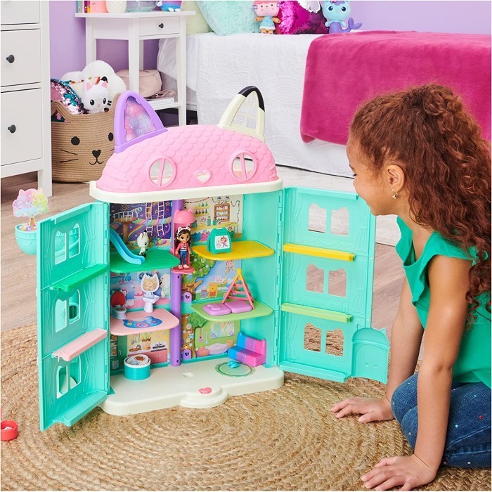 Gabby'S Dollhouse Purrfect Dollhouse Playset Rumah Gabby Gabbys House Termurah Terlaris Promo