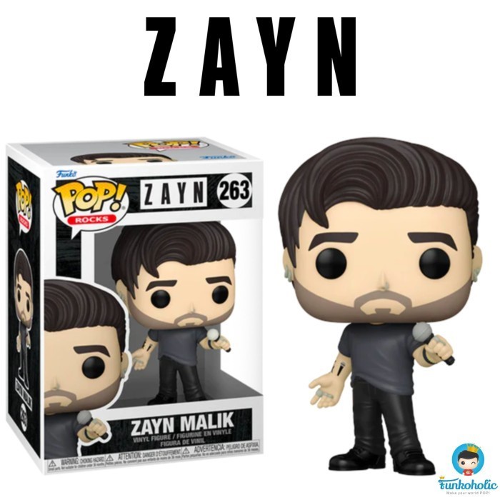 Funko Pop Rocks Zayn Malik - Zayn Malik #263 Termurah Terlaris Promo