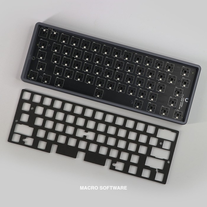 Rexus Daxa M61 Barebone Cnc Aluminium - Mechanical Gaming Keyboard Termurah Terlaris Promo