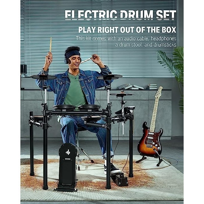 Donner Ded - 100 Electric Drum Set Drum Elektrik Termurah Terlaris Promo