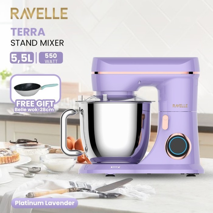 Ravelle Standing Mixer Berdiri Kapasitas Besar 4.5 Liter Low Watt