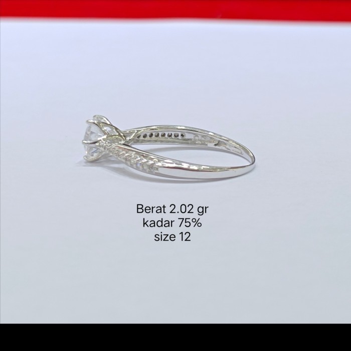 Cincin Emas Cincin Wanita Emas 750 Emas Asli