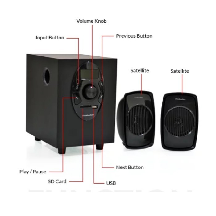 Simbadda Speaker Cst-2000N Plus Termurah Terlaris Promo