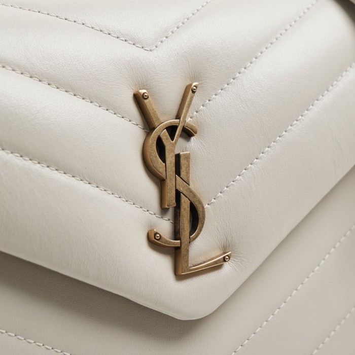 Ysl Loulou Small Crema Soft