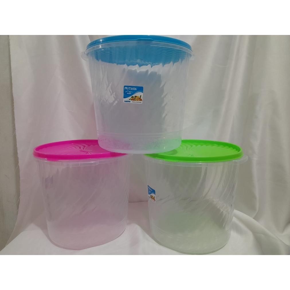 Promo Hemat Toples Sealware 5 Liter (D=20Cm) Plastik Besar Tempat Kerupuk Peyek Camilan Promo Terbat