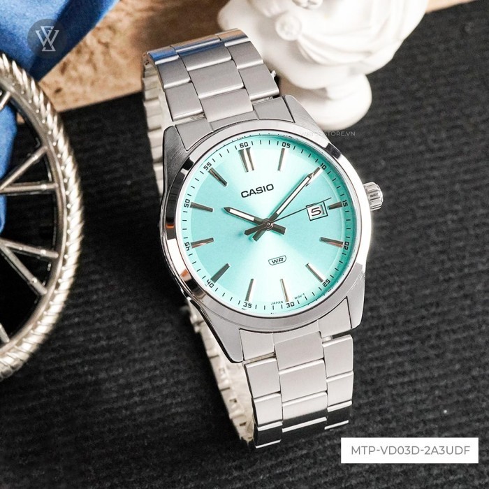 Casio Mtp-Vd03D-2A3Udf Jam Tangan Pria Analog Mtp-Vd03D-2A3 Tiffany