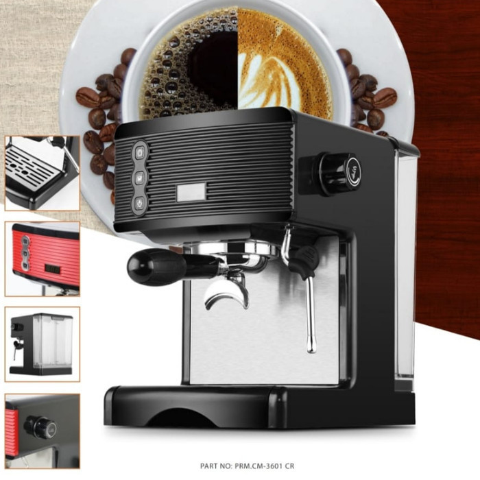 Mayaka Mp Coffee Espresso Machine Mesin Kopi Semi Otomatis Cm-3601 Cr Termurah Terlaris Promo