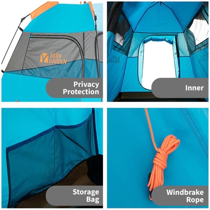 Tenda Camping Otomatis Mobi Garden Home Edition Exzqu61004