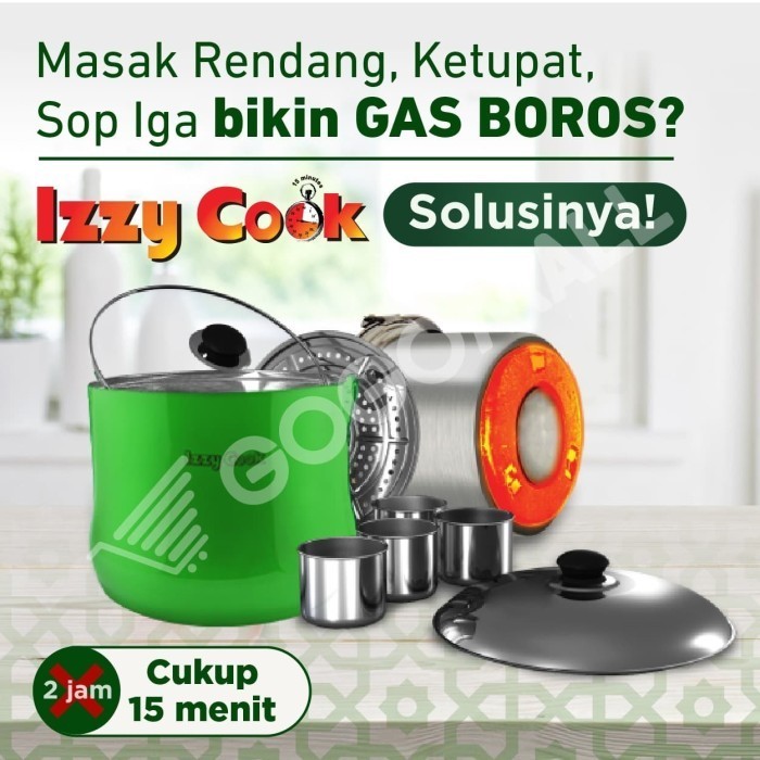 Izzy Cook Memasak Hemat Gas & Listrik Hingga 80%