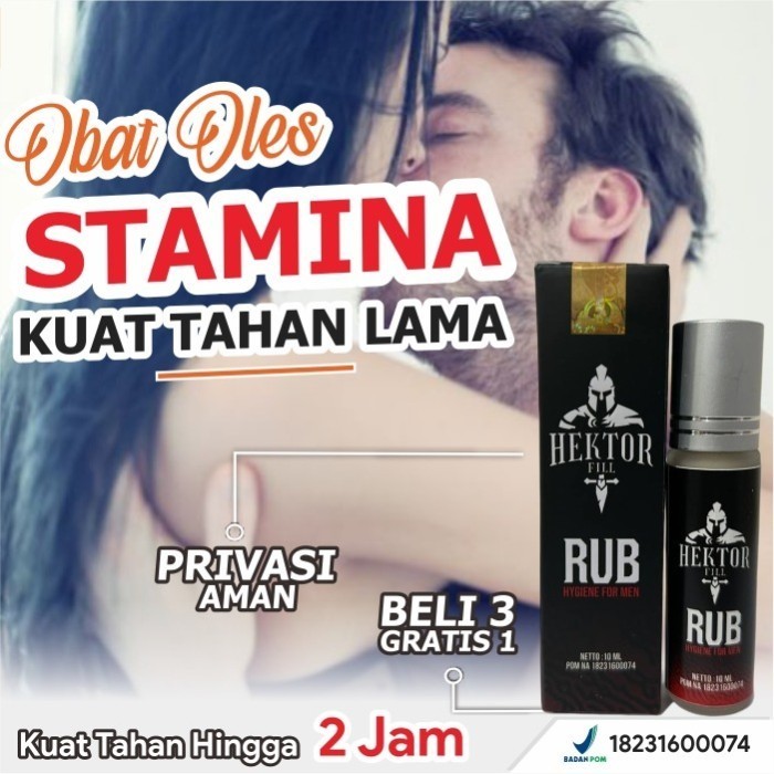 HEKTOR OBAT OLES HAJAR JAHANAM KHUSUS PRIA KUAT PERKASA TAHAN LAMA