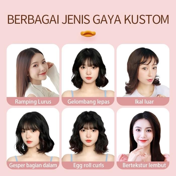 LIVCHIC RAMBUT CATOKAN LS310-4IN MINI PORTABLE 2IN1 LURUS RAGUM CUTEE