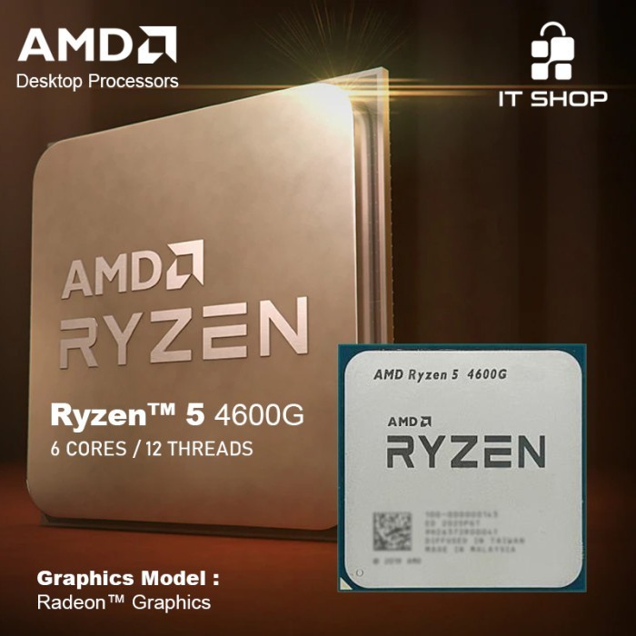 Processor Amd Am4 Ryzen 5 4600G