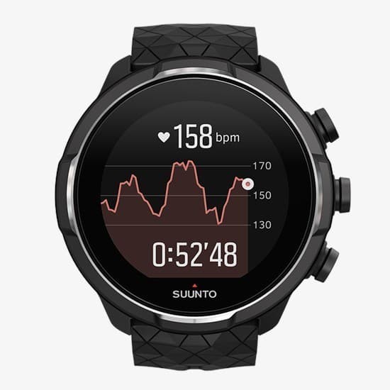 Suunto 9 Baro Titanium Ss050145000 - Jam Tangan Pria - Hitam