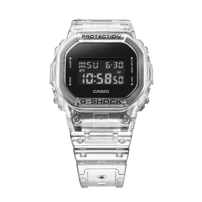 Casio G-Shock Dw-5600Ske-7Dr - Jam Tangan Pria - Transparan - Dw5600