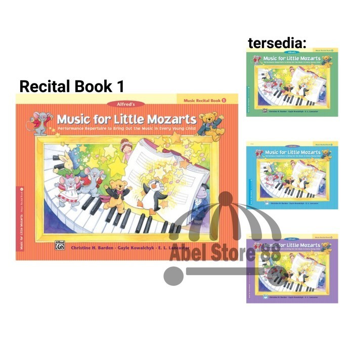 

Music For Little Mozart Recital Book 1234 - Buku Piano Pemula Anak