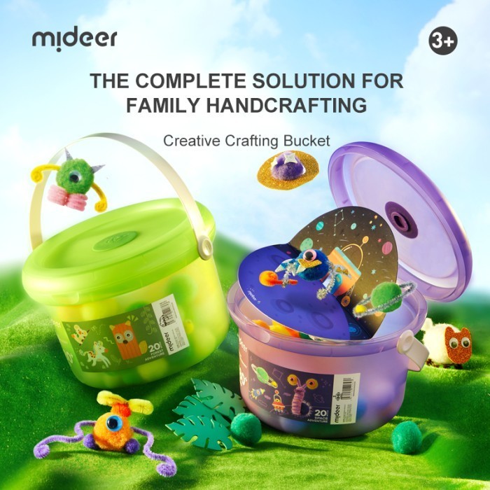 

Mideer Creative Crafting Bucket 180 Pcs