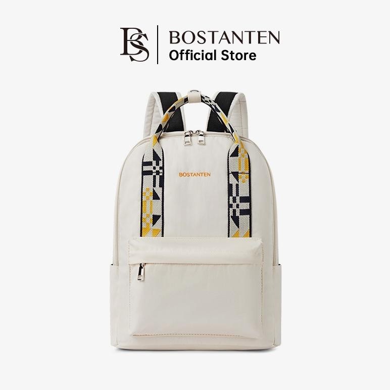 PREMIUM Bostanten Ransel Pria Ransel Wanita Tas Couple Tas Kanvas Unisex Tas Pelajar Berbagai Warna 