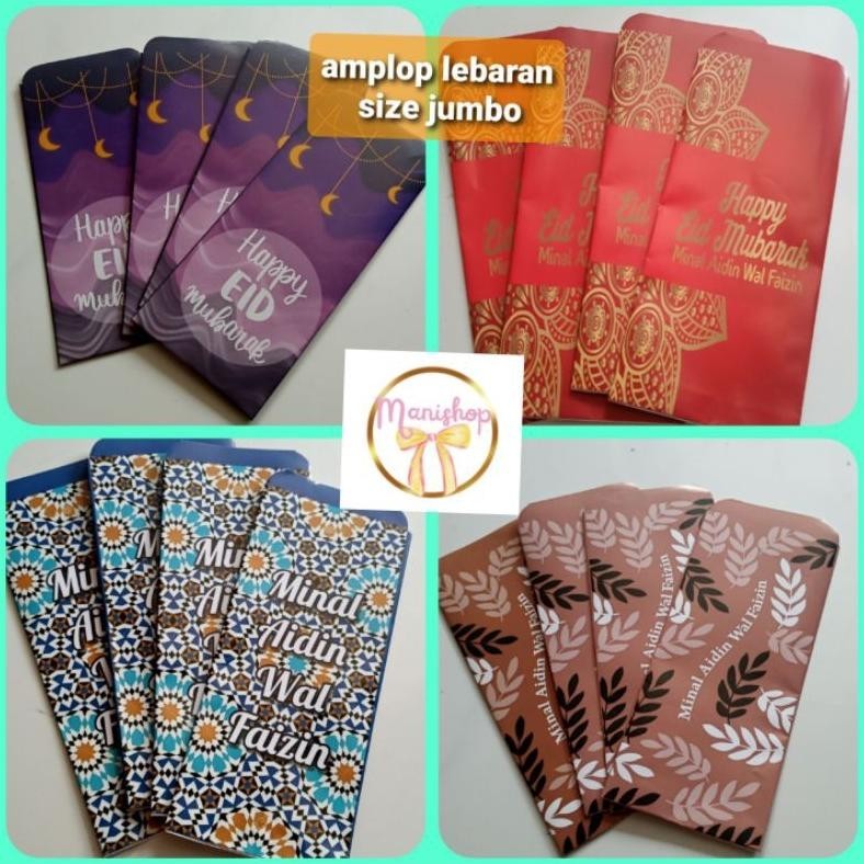 

Bisa Cod (Isi 10Pcs)Amplop /Angpao Lebaran /Thr Jumbo Stock Terbatas