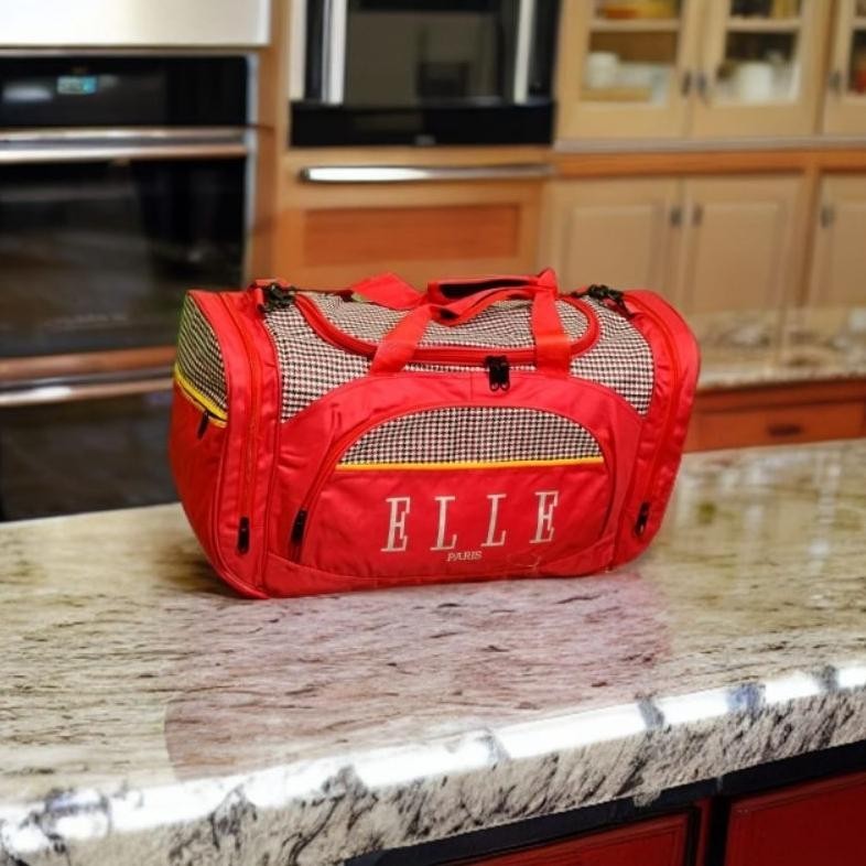 READYYY TAS PAKAIAN PRIA WANITA MURAH TRAVEL BAG ELLE TAS PAKAIAN BUAT TAS OLAHRAGA KOPER NILON TAHA