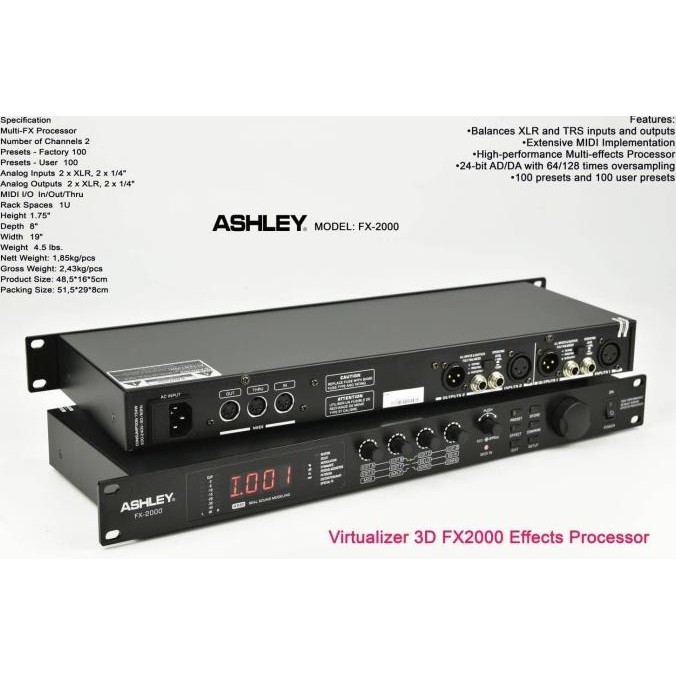 Sale Efek Vocal Ashley Fx2000 Fx 2000 Original Termurah Terlaris