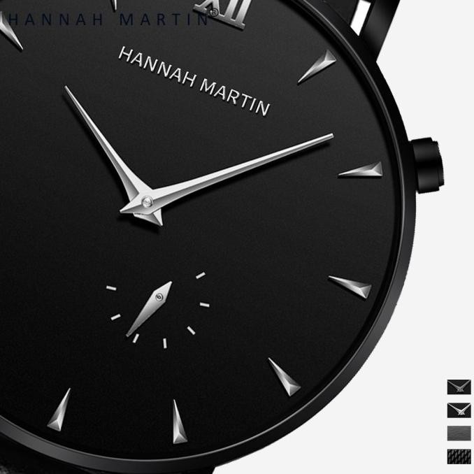 Jam Tangan Hannah Martin Pria 10201 Slim Desig original garansi casual