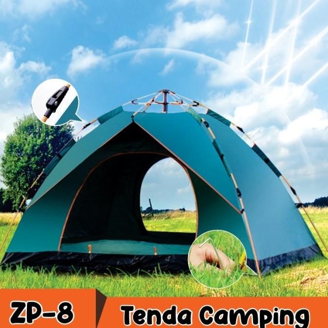 Tenda Camping Simple /Tenda Outdor/Tenda Camp Tenda ZP-8-ARMY TERMURAH