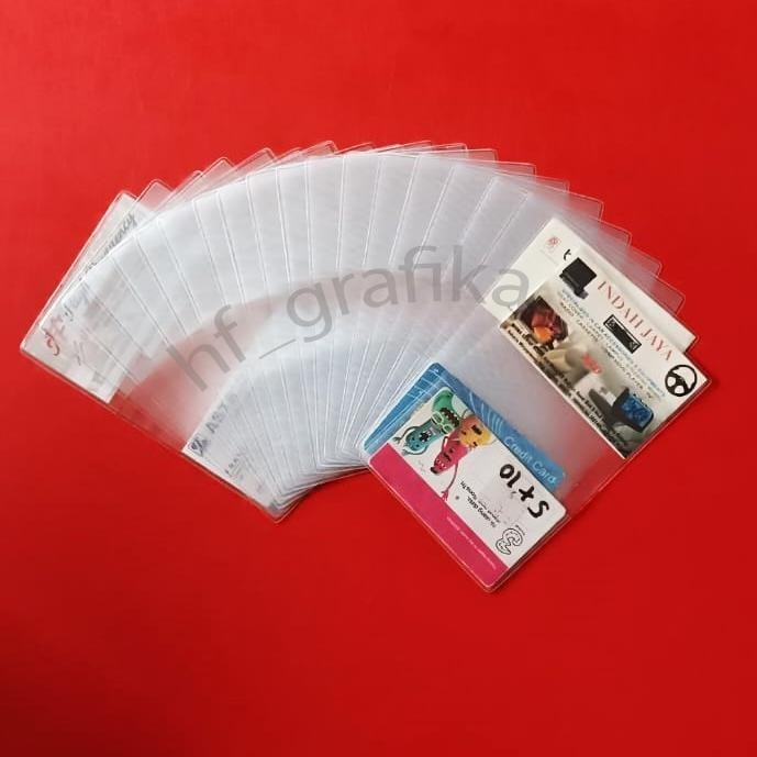 

NEW Plastik Mika Isian Kartu Nama 2 Slot ( 1 Pack = 100 Lembar) TERLARIS