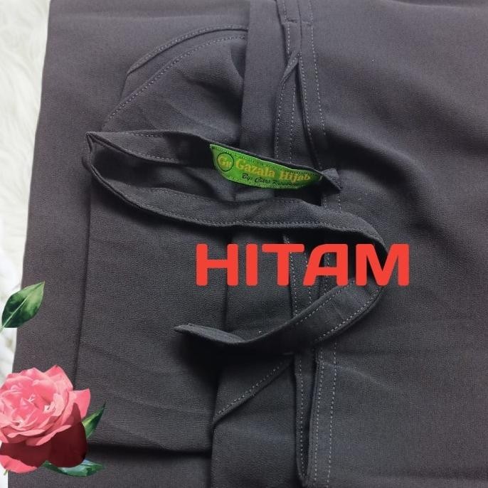 Hijab/Kerudung/Khimar Tali Syar'I Jumbo Model Pinguin 2 Layer