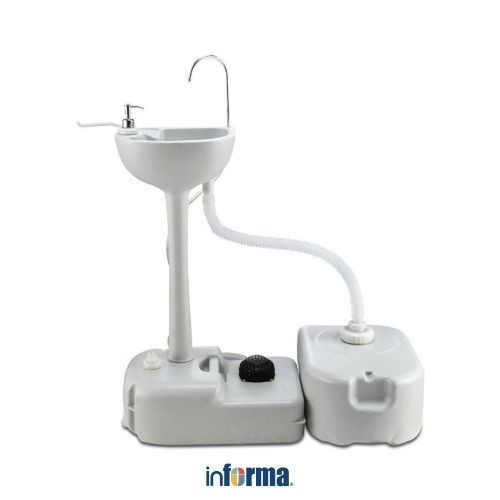 Informa - Genova Wastafel Portabel - Abu-Abu Termurah Terlaris Promo