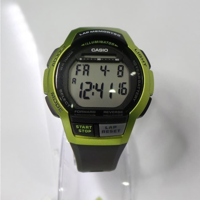 Casio Ws-1000H-3Avdf - Jam Tangan Pria Digital Hijau - Ws1000H Termurah Terlaris Promo
